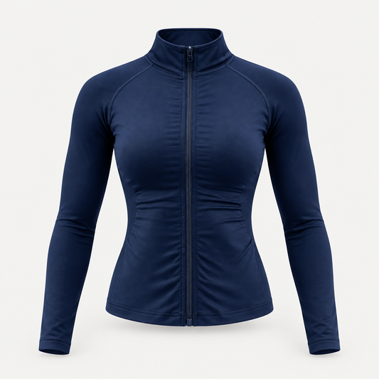Seamless Zip Training Jacket — 7Core Fit studio cover