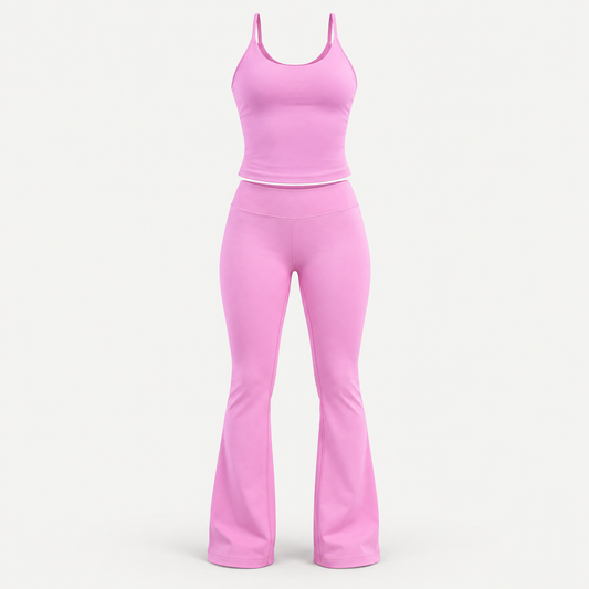Twist Back Flare Active Set — 7Core Fit studio cover