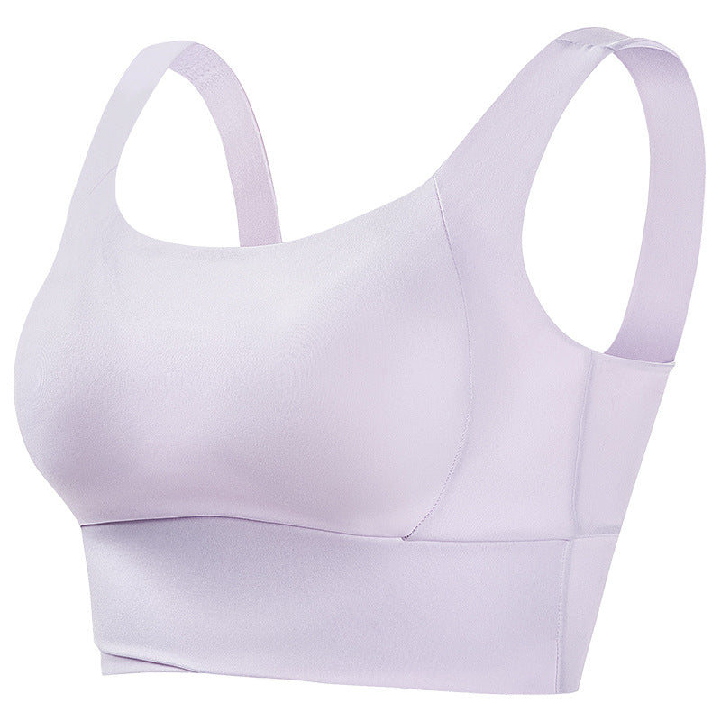 Sports Underwear Women's Fitness Running Shockproof Yoga Beauty Vest plus size No Steel Ring Anti-sagging Push-up Sports Bra