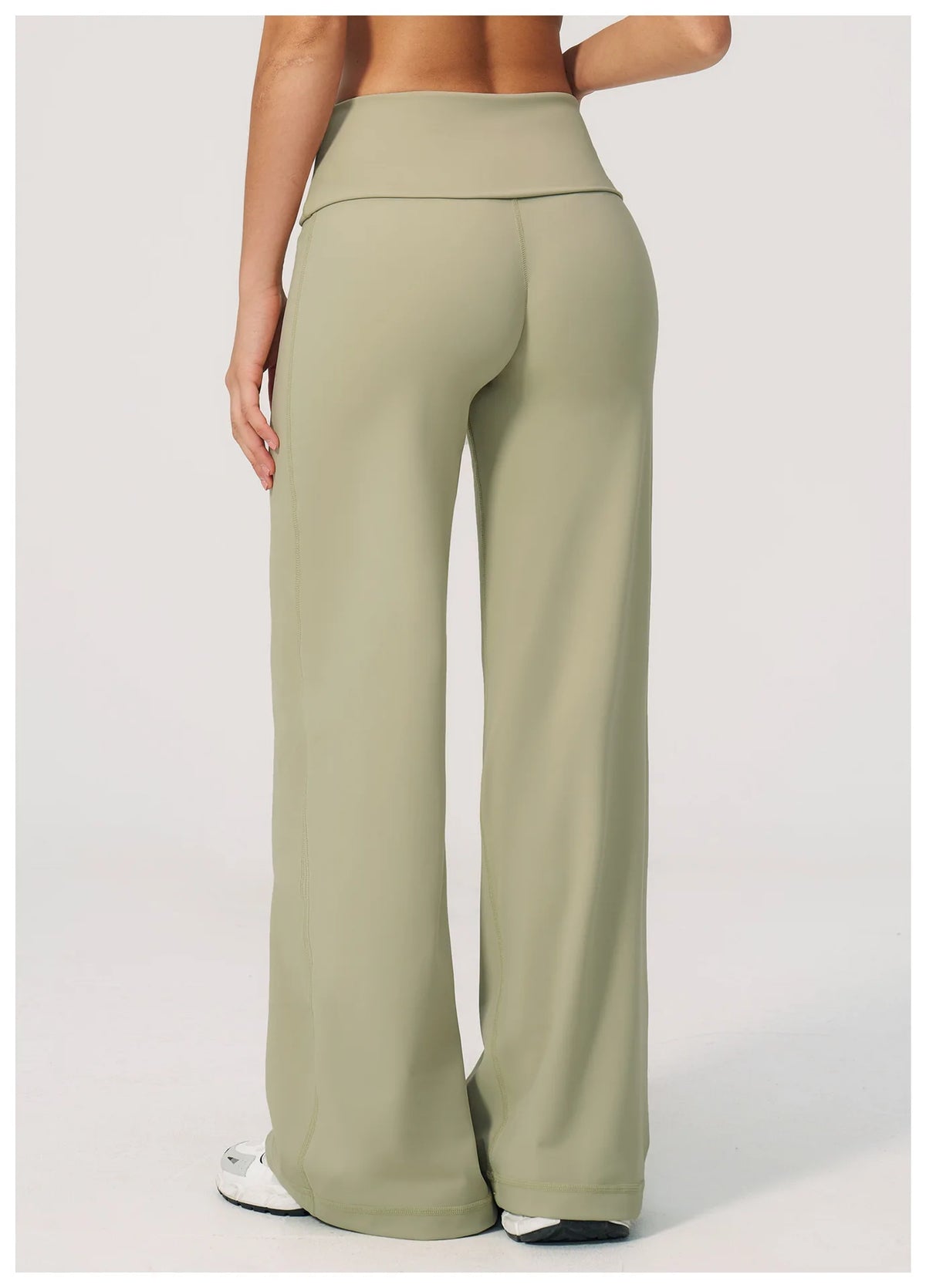 Fold Over Wide Leg Pants