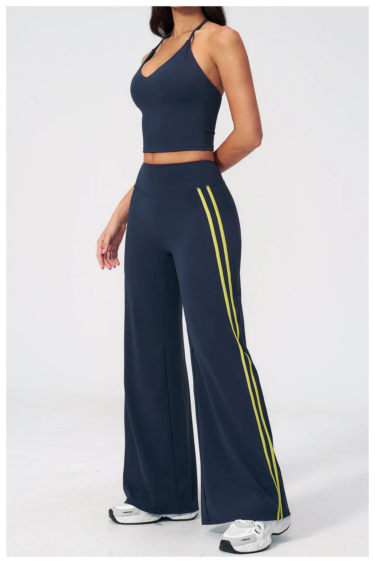 NCLAGEN Fitness Suit Women Naked Feel Running Yoga Set 2 Piece Workout Outfit Gym Clothes Workout Sportwear Speed Activewear