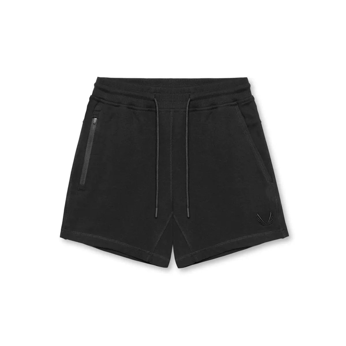 CrestLine Embroidered Cotton Shorts