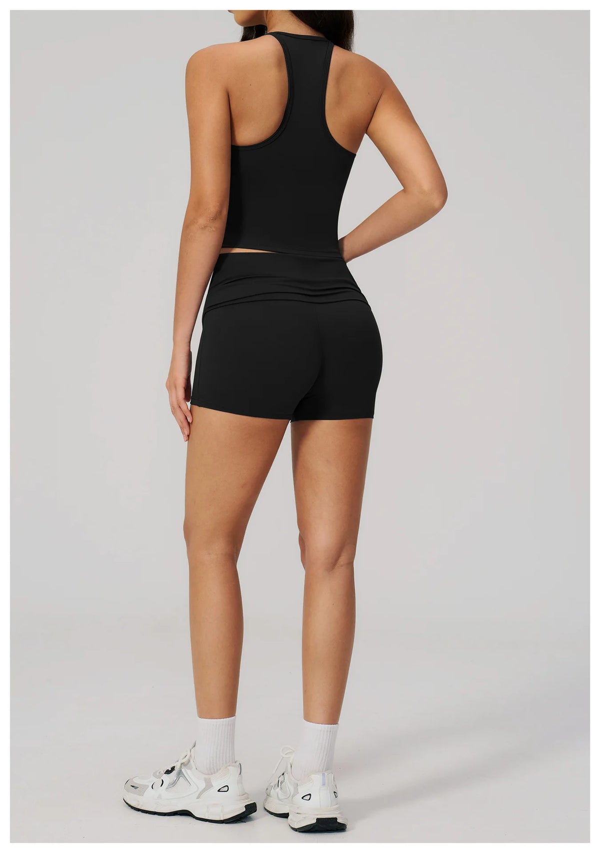 NCLAGEN Yoga Set 2 Piece Naked Feel Soft Women Gym Clothes Tank Top And Shorts Fitness Suit Workout Sportswear Speed Activewear
