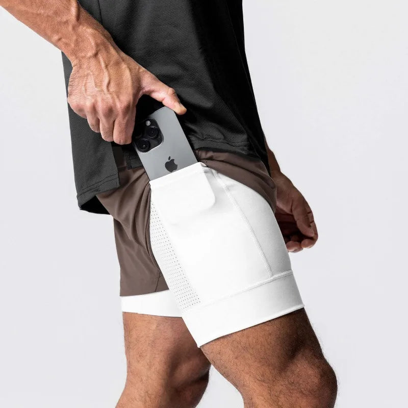 PowerLayer 2-in-1 Gym Shorts