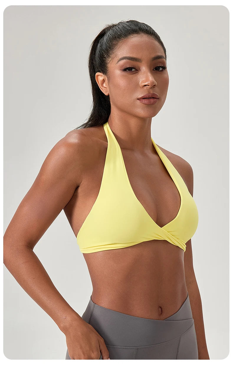 Contour Halter Sports Bra