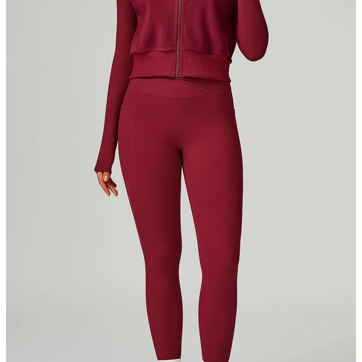 High Neck Velvet Vest