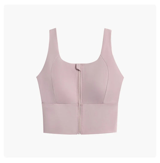 Front Zip Sports Bra