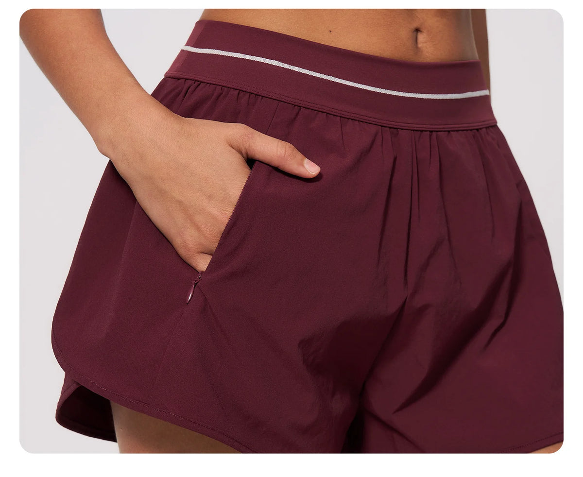 Summer Wide Leg Yoga Shorts Women's High Waist Fitness Sports Shorts Running Cycling Short Leggings Female Gym Workout Shorts