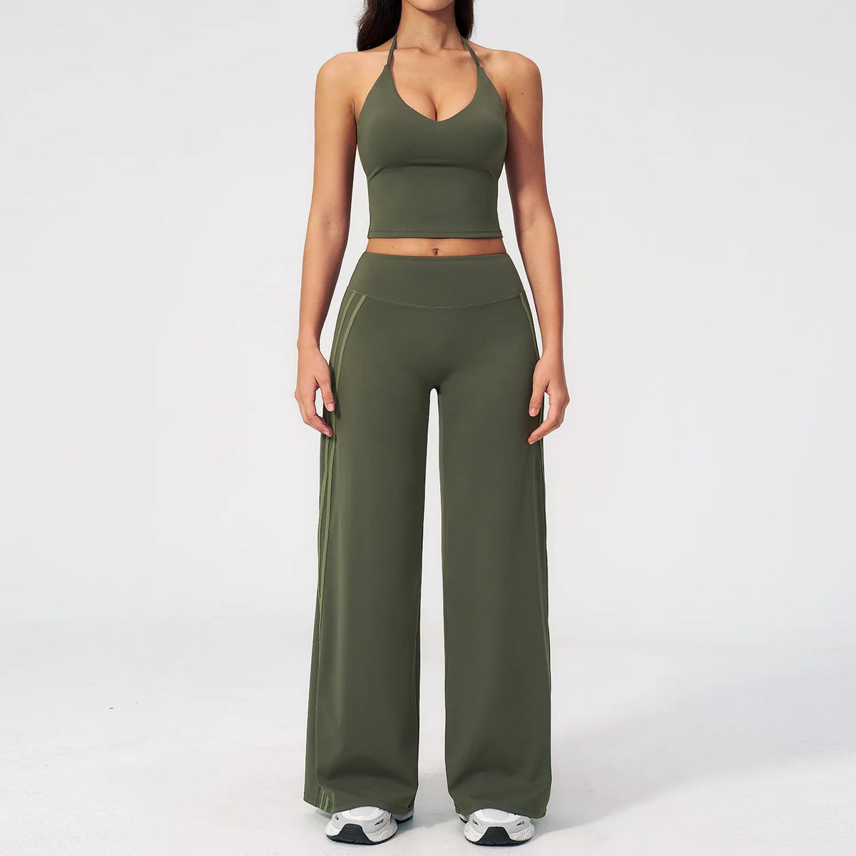 NCLAGEN Fitness Suit Women Naked Feel Running Yoga Set 2 Piece Workout Outfit Gym Clothes Workout Sportwear Speed Activewear