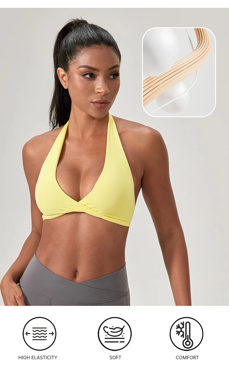 Contour Halter Sports Bra