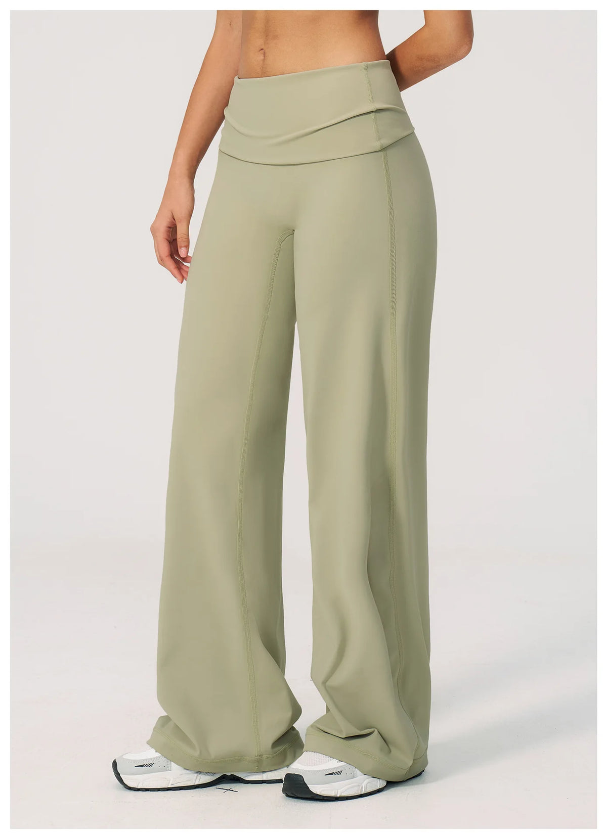 Fold Over Wide Leg Pants