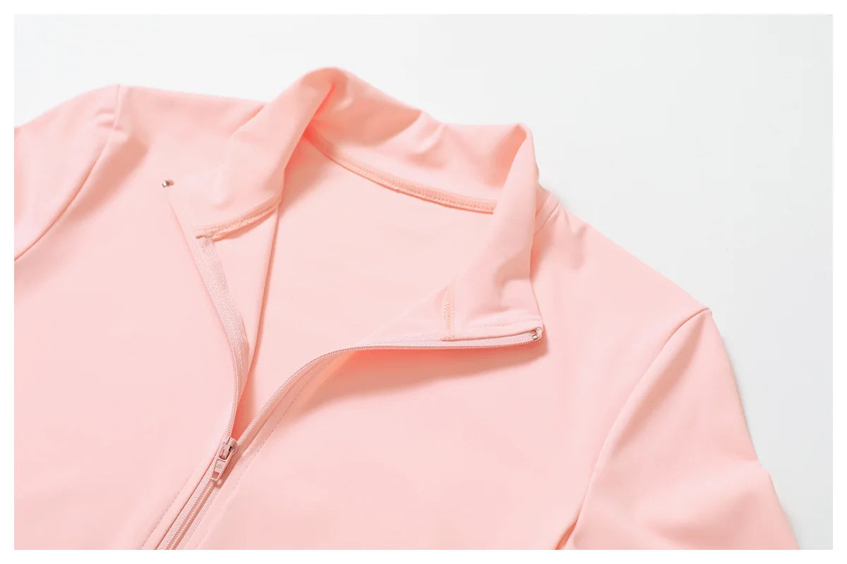 NCLAGEN Gym Sports Top Women Zip Tight Long Sleeve  Naked Feel Fitness Jacket Training Quick Dry Breathable Running Yoga Blouse