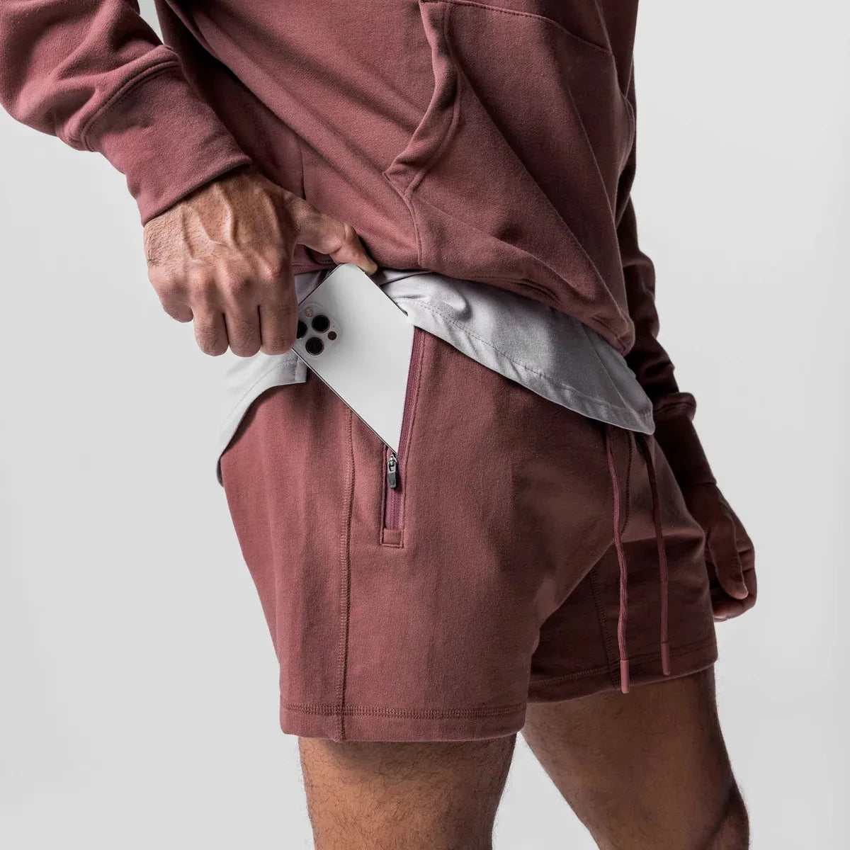 CrestLine Embroidered Cotton Shorts