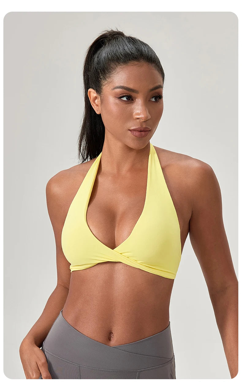 Contour Halter Sports Bra
