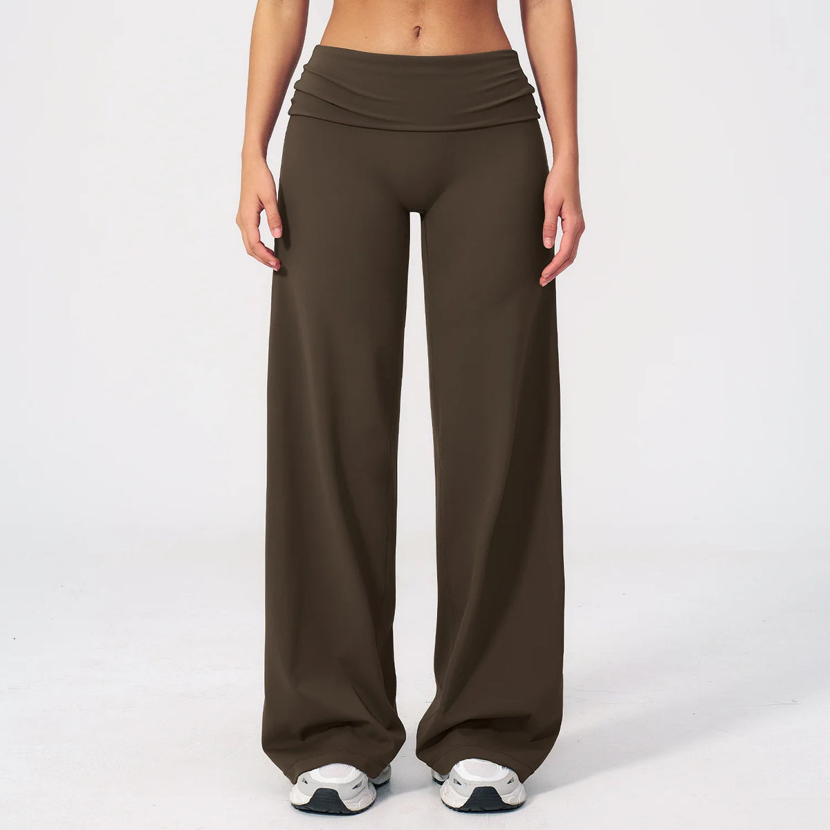 Fold Over Wide Leg Pants