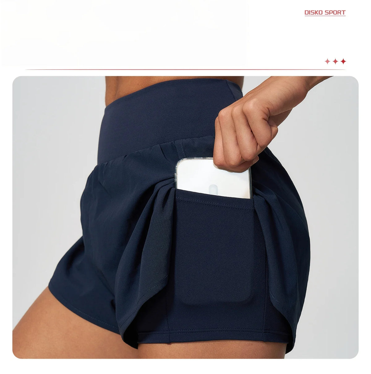 New False Two-piece Sports Shorts Gym Clothes Women Yoga Fitness Short Pants Outdoor Breathable Quick Drying High Waist Tights