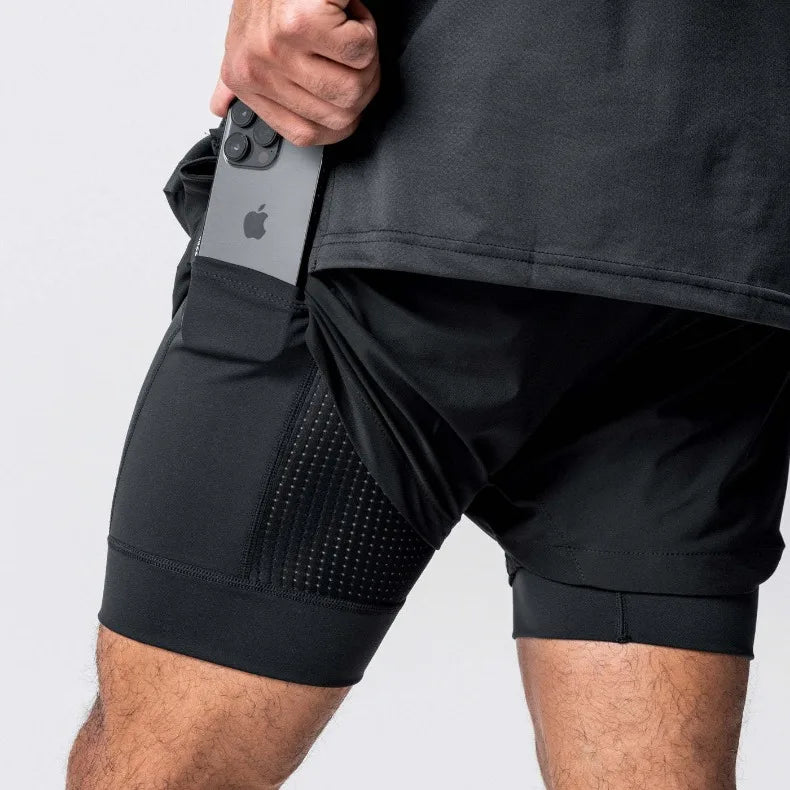 PowerLayer 2-in-1 Gym Shorts