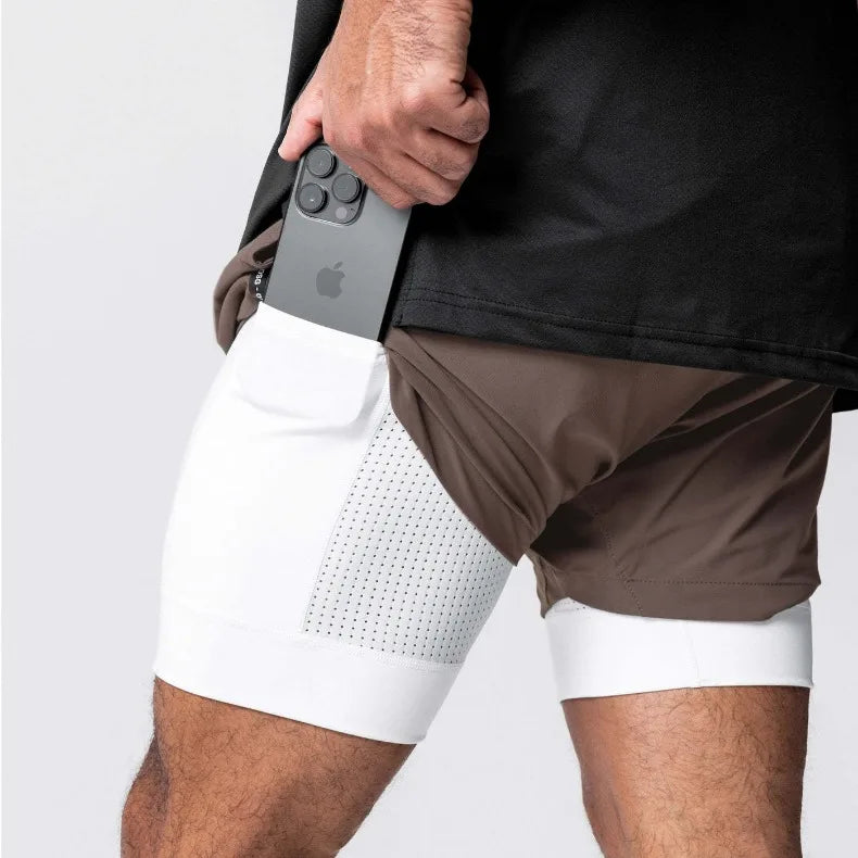 PowerLayer 2-in-1 Gym Shorts