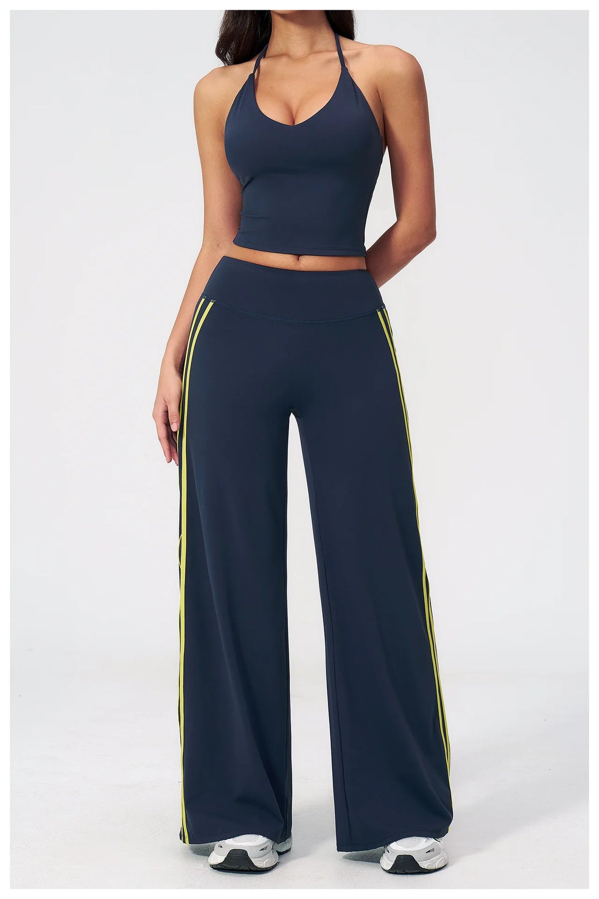 NCLAGEN Fitness Suit Women Naked Feel Running Yoga Set 2 Piece Workout Outfit Gym Clothes Workout Sportwear Speed Activewear