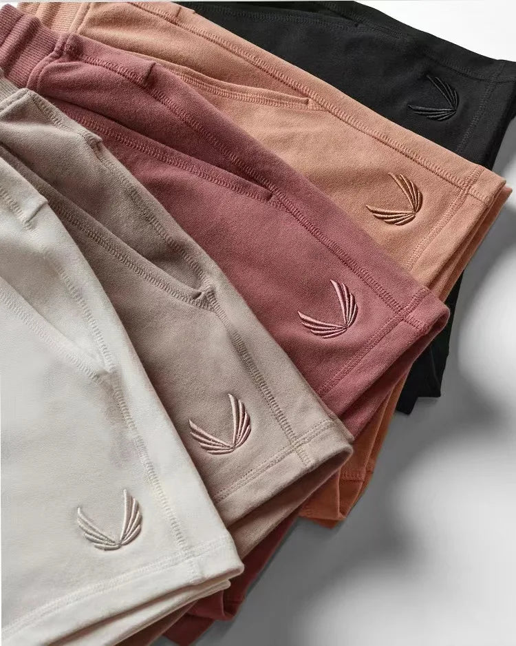 CrestLine Embroidered Cotton Shorts