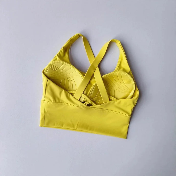 Women’s Crossed Back Sports Bra