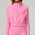 High Neck Velvet Vest