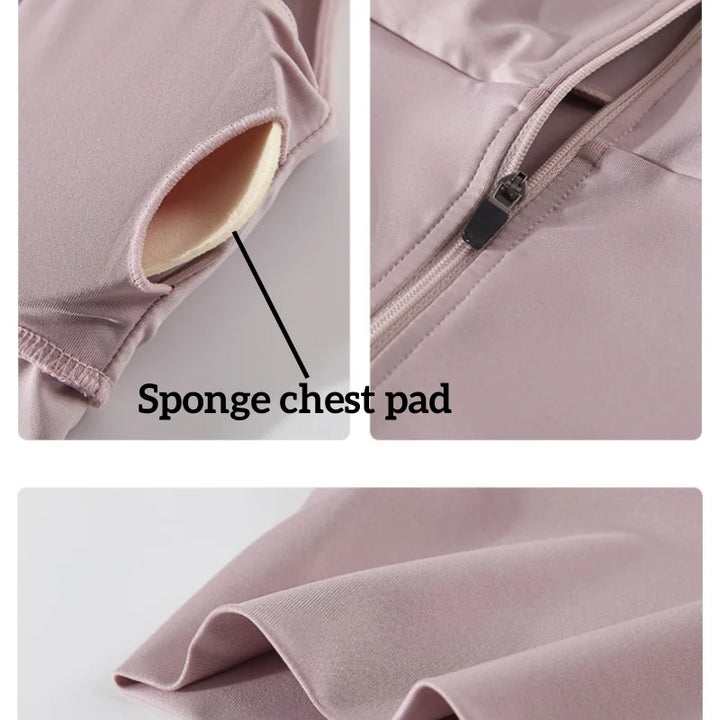 Zip Sports Bra