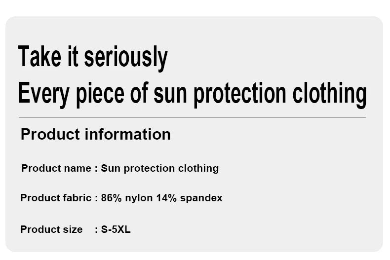 NewHigh-Quality Thin Sun Protection Clothing For Couples, Ice Silk Skin Clothing, Outdoor Snti-UV Jacket