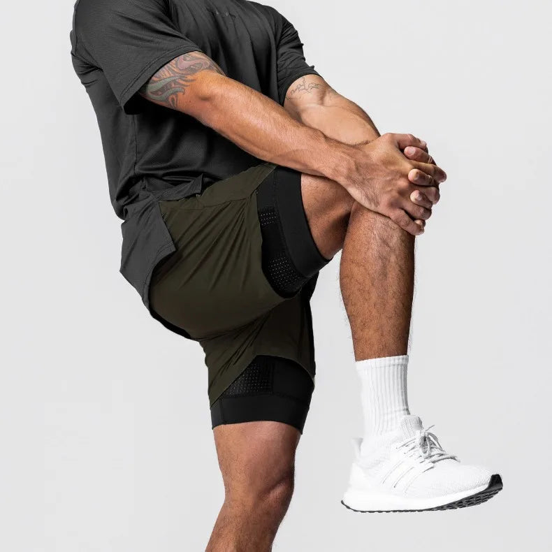 PowerLayer 2-in-1 Gym Shorts