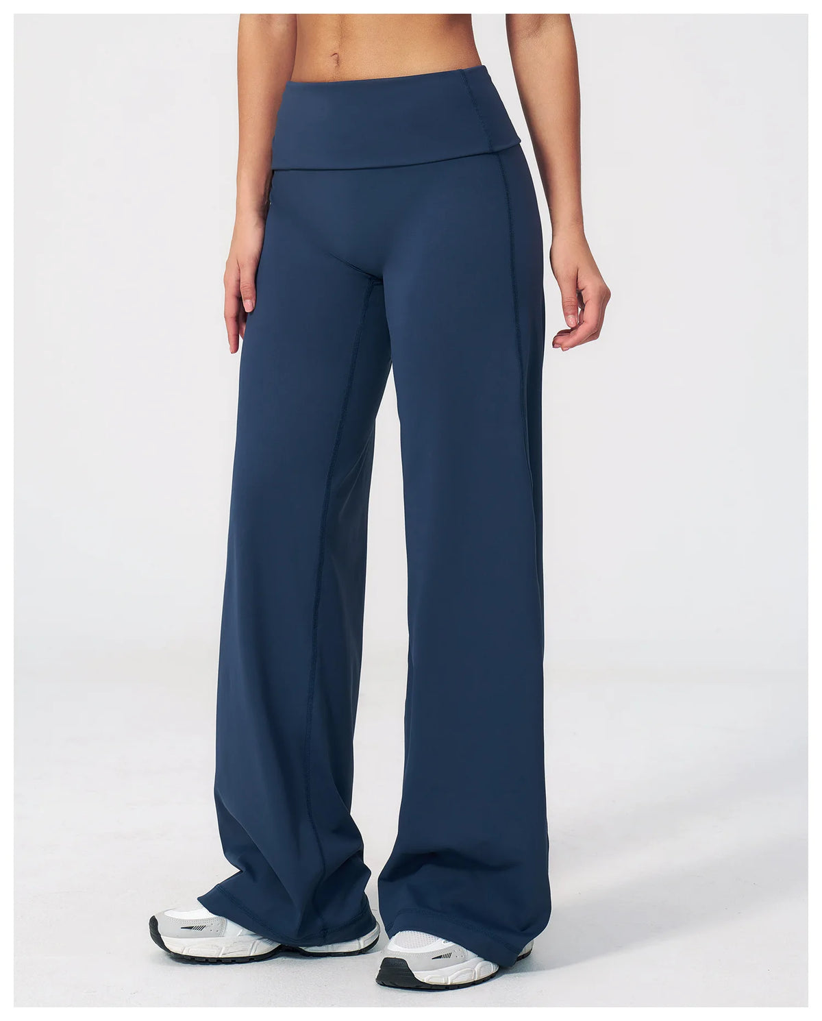Fold Over Wide Leg Pants