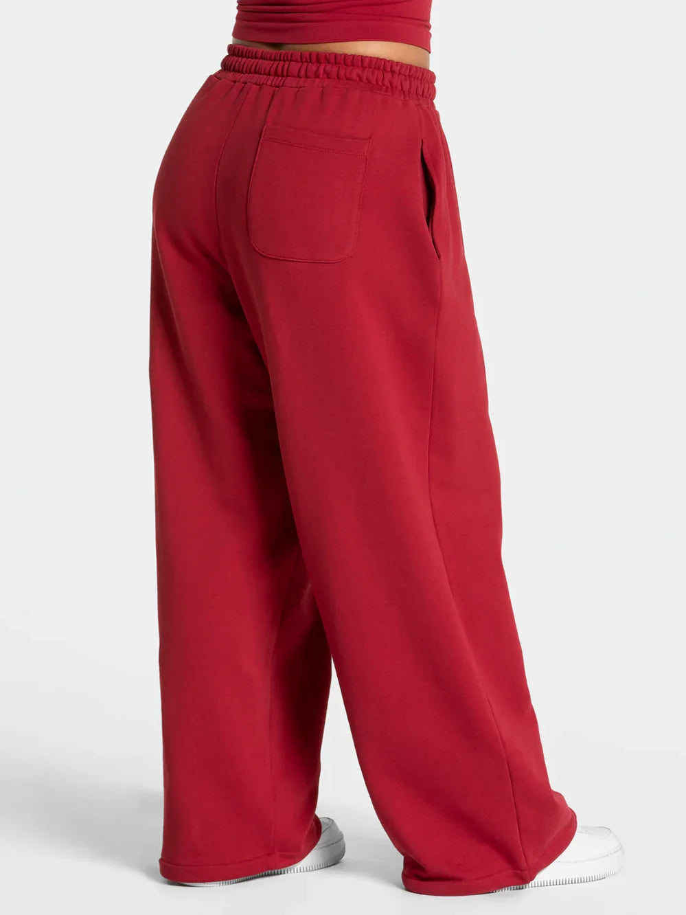 Contrast Wide Leg Joggers