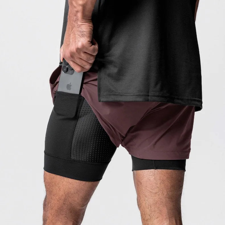 PowerLayer 2-in-1 Gym Shorts