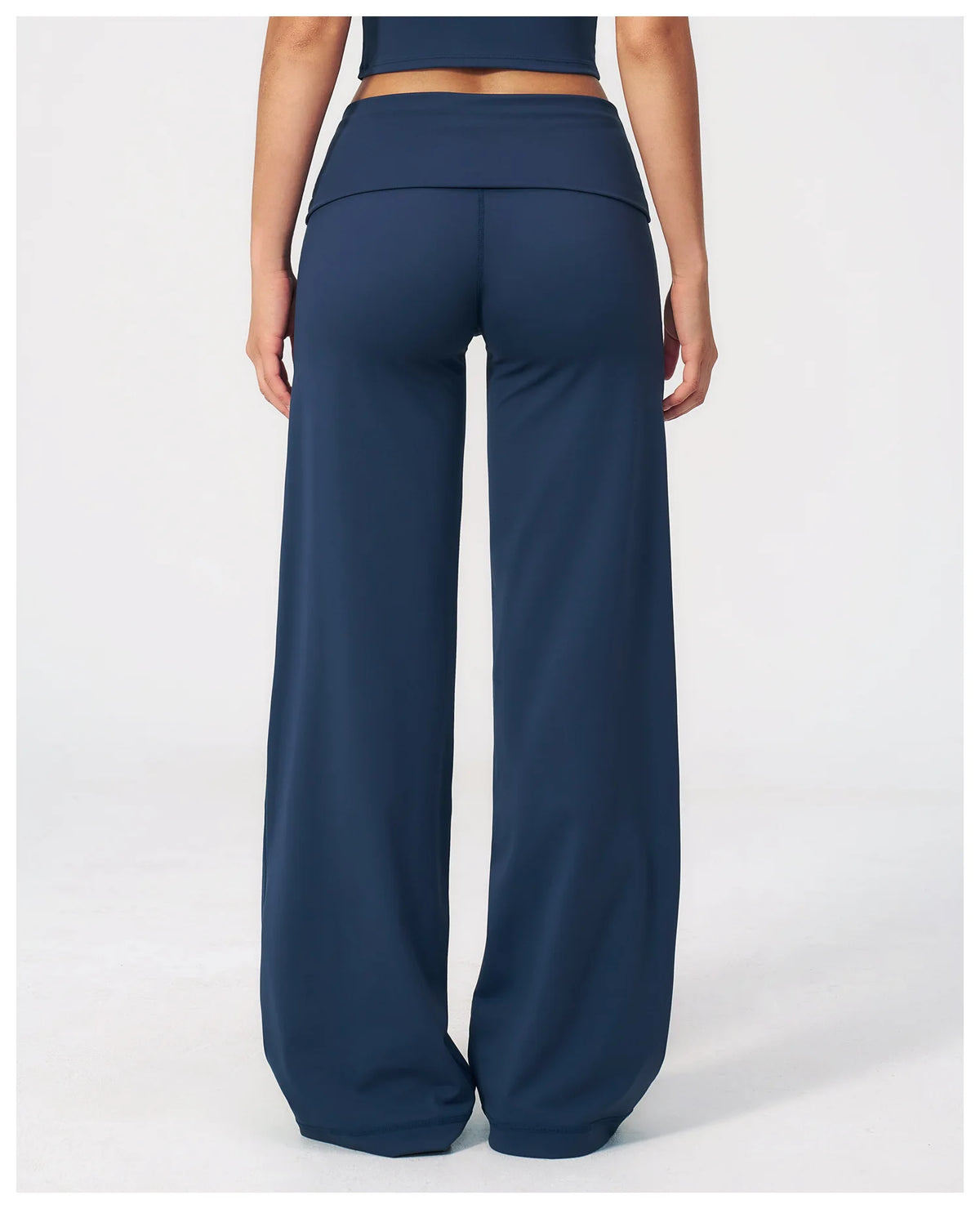 Fold Over Wide Leg Pants