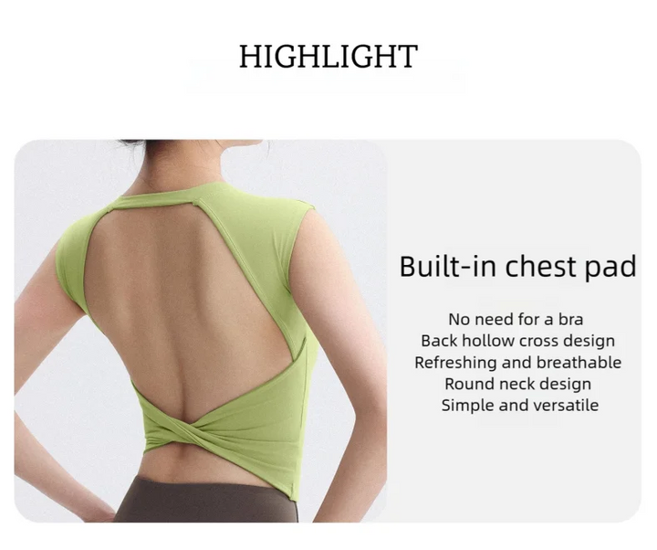 Backless Yoga Top