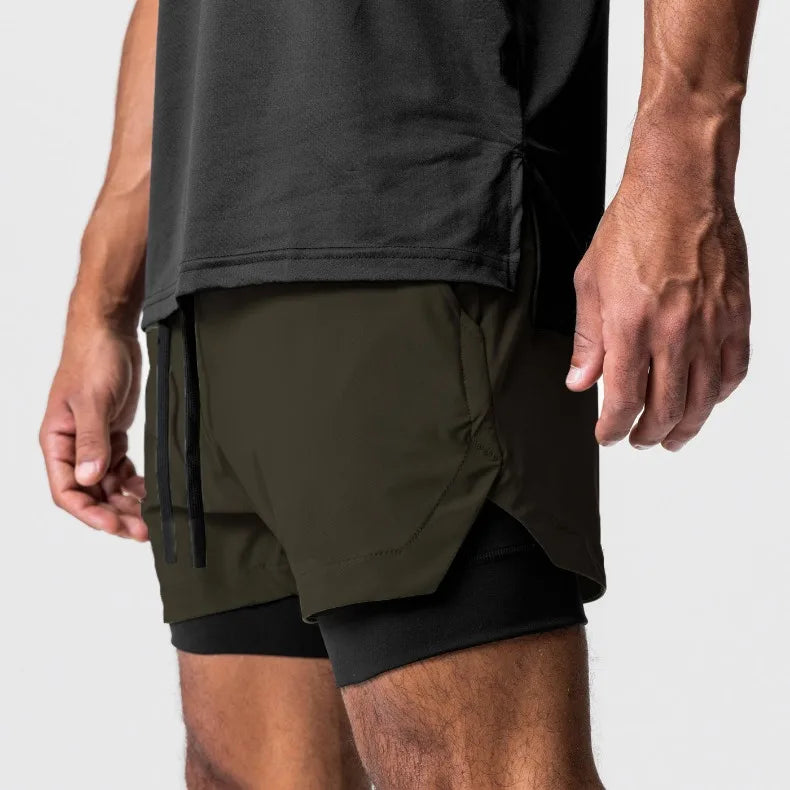 PowerLayer 2-in-1 Gym Shorts