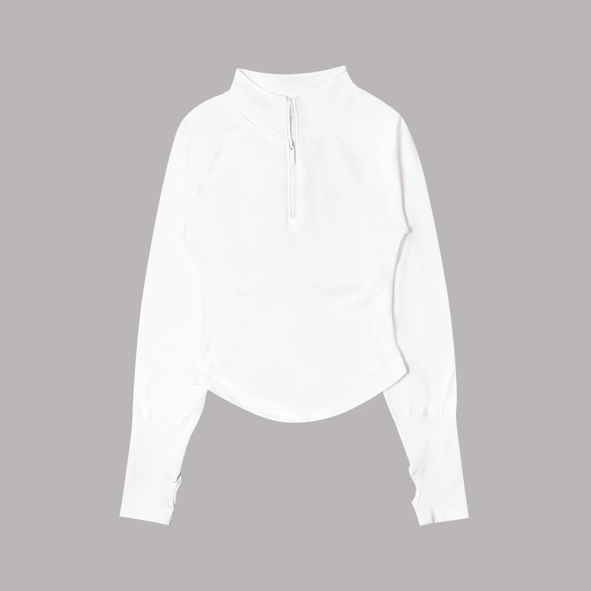 NCLAGEN Half Zippy Gym Top Long Sleeve Running Jacket Women Yoga Pilates Clothing Seamless Sports Shirts Fitness Workout Clothes