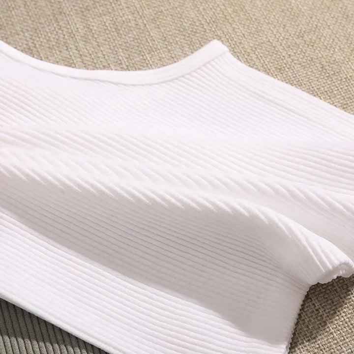Ribbed Crop Vest