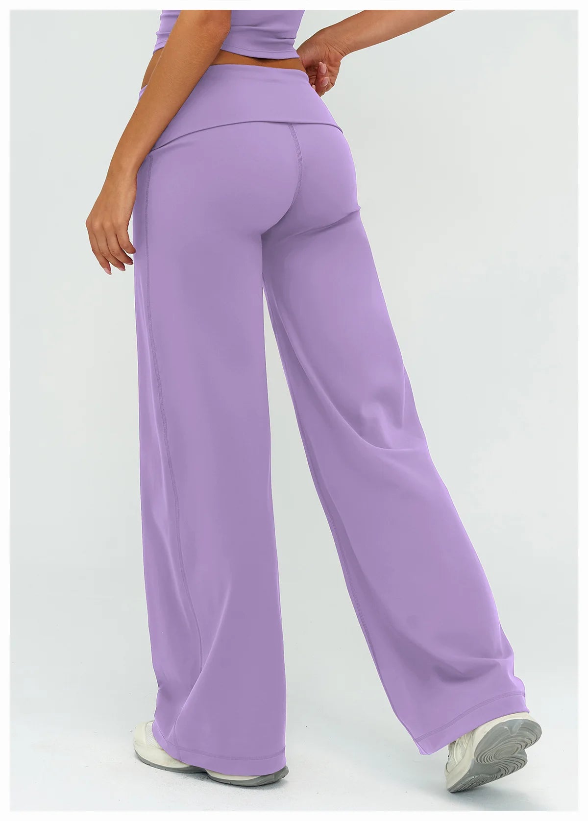 Fold Over Wide Leg Pants