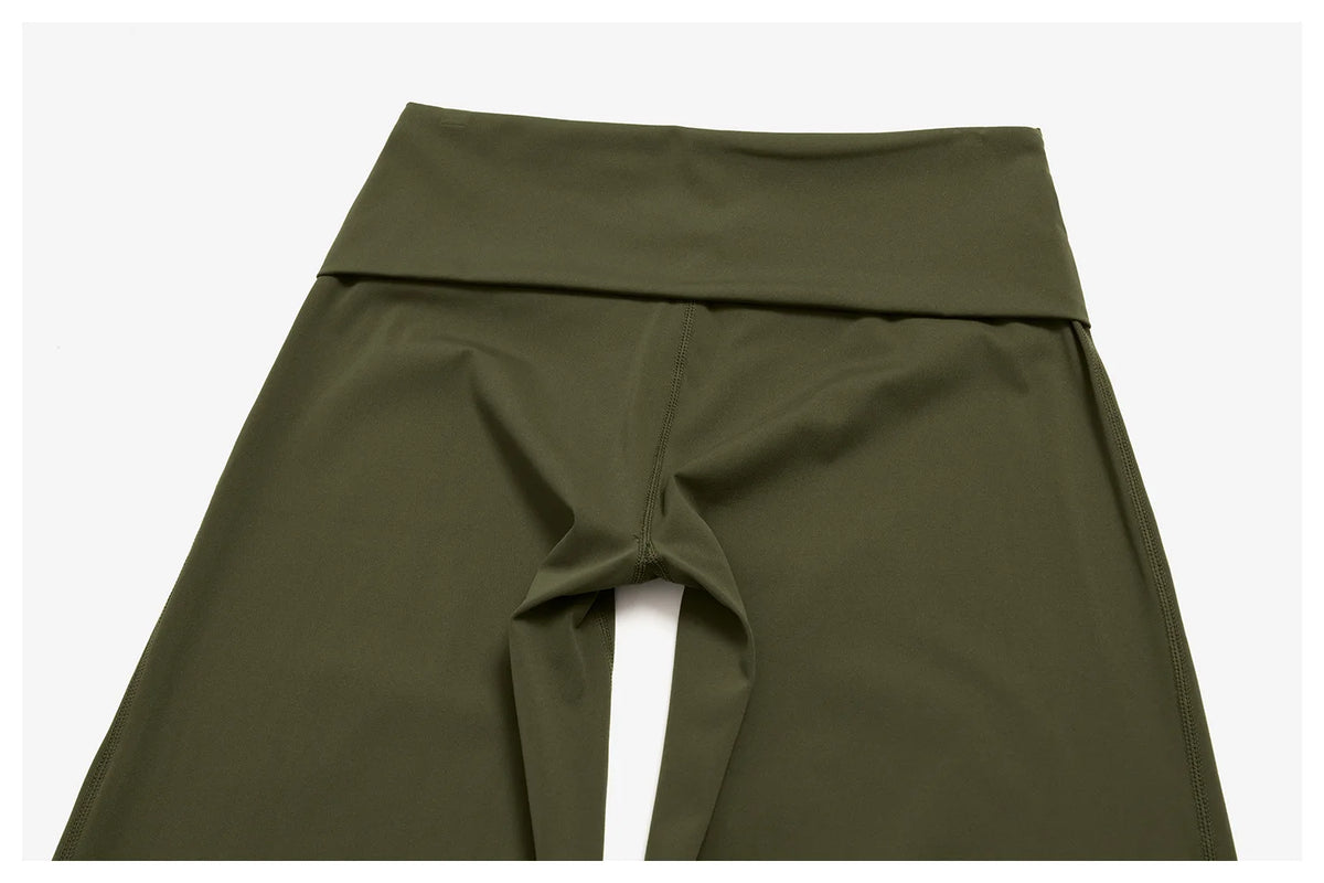 Fold Over Wide Leg Pants