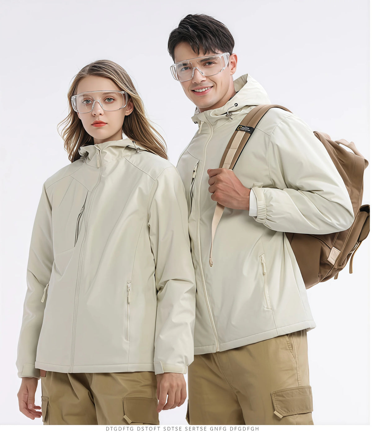 New Thick Polar fleece Coat Winter Men's and Women's Warm Jacket  Outdoor Windproof Jacket Hiking Mountaineering Waterproof
