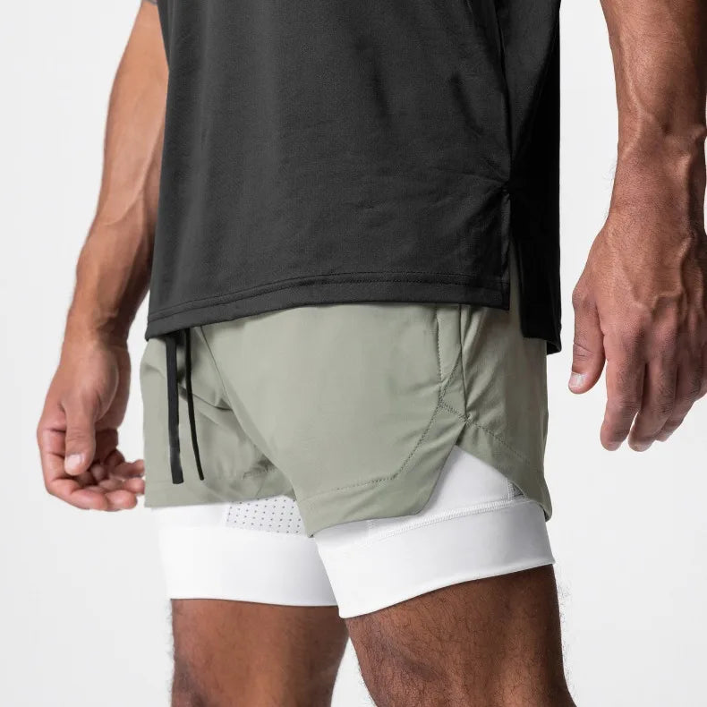 PowerLayer 2-in-1 Gym Shorts
