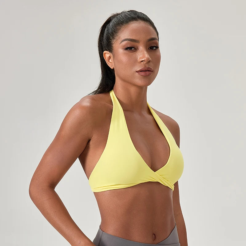 Contour Halter Sports Bra
