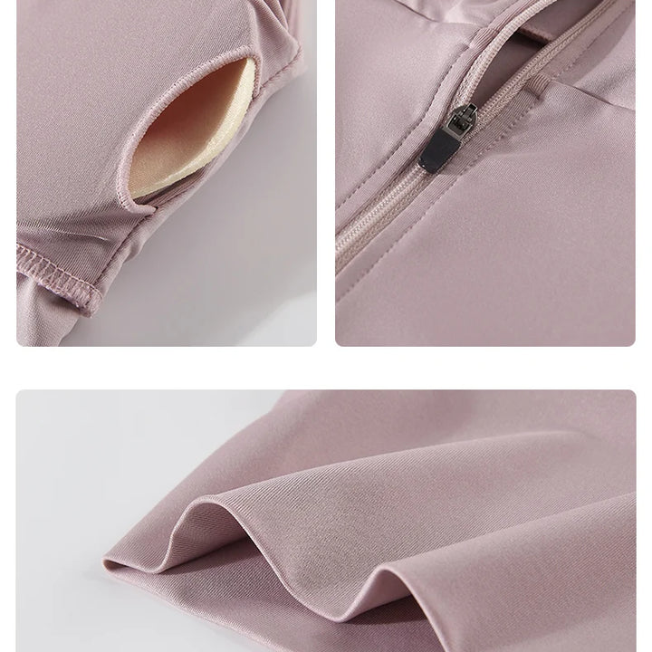 Zip Sports Bra