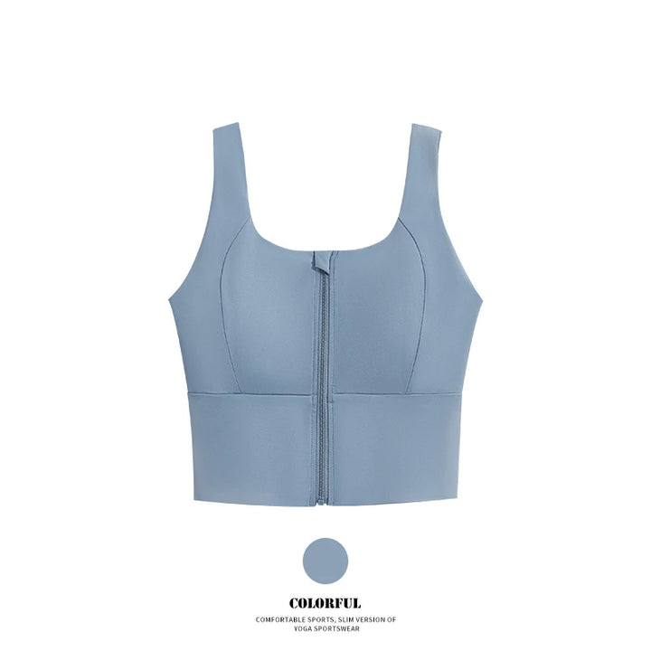 Zip Sports Bra