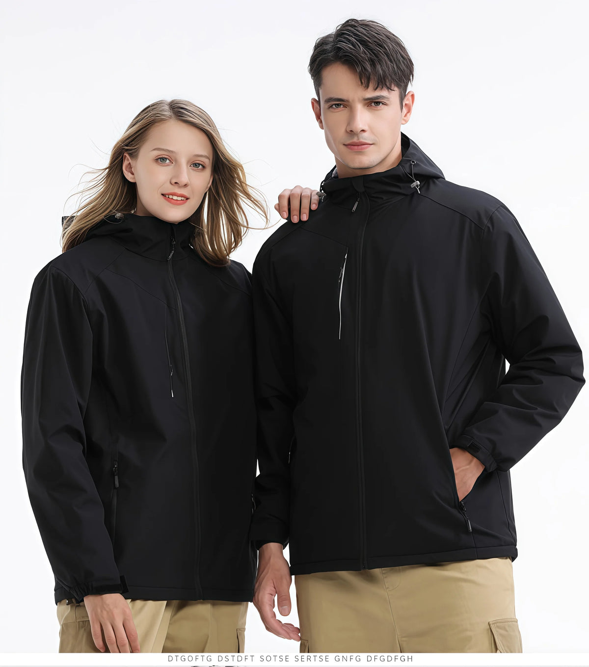 New Thick Polar fleece Coat Winter Men's and Women's Warm Jacket  Outdoor Windproof Jacket Hiking Mountaineering Waterproof