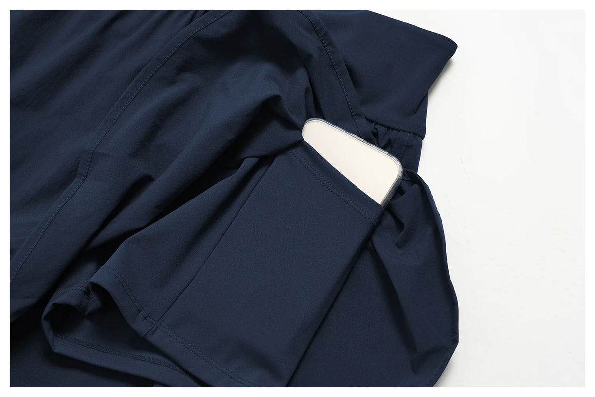 New False Two-piece Sports Shorts Gym Clothes Women Yoga Fitness Short Pants Outdoor Breathable Quick Drying High Waist Tights