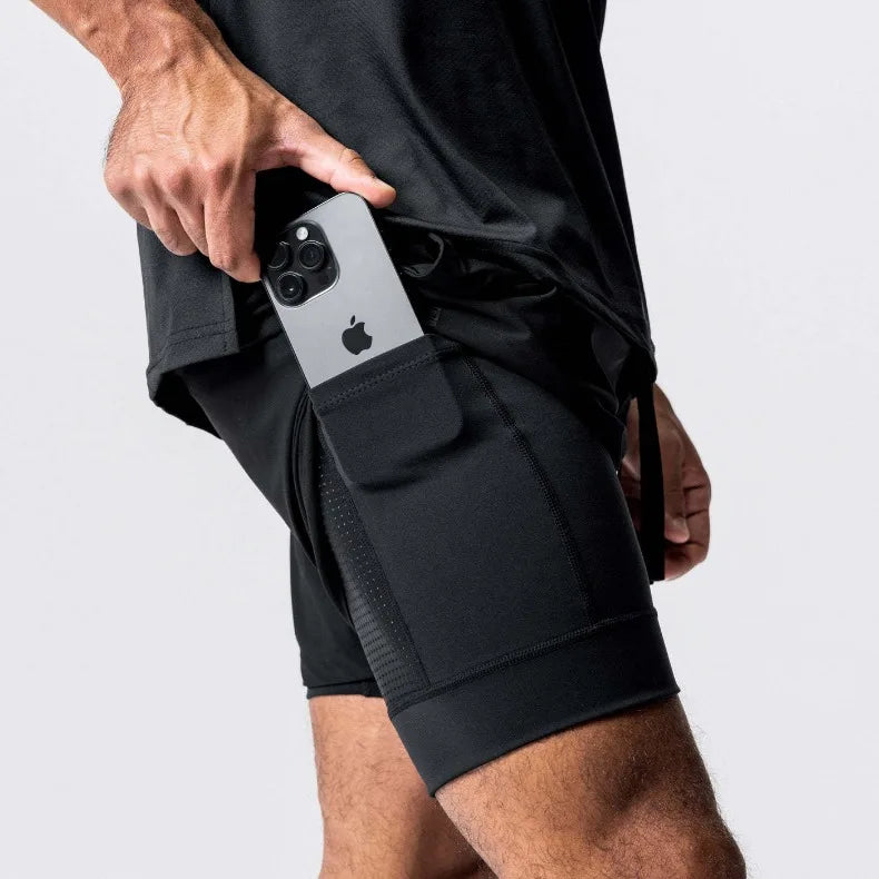 PowerLayer 2-in-1 Gym Shorts