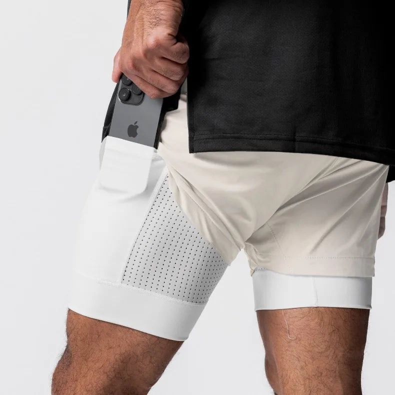 PowerLayer 2-in-1 Gym Shorts