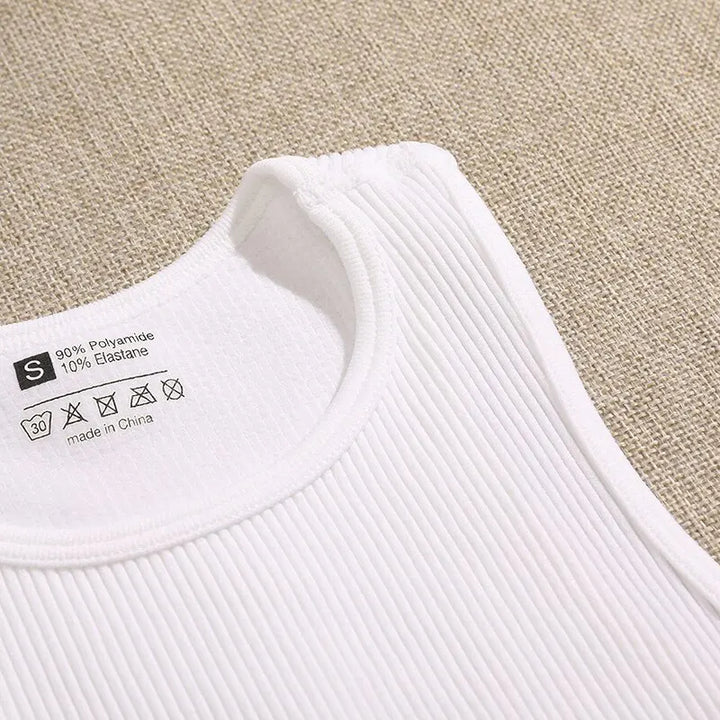Ribbed Crop Vest