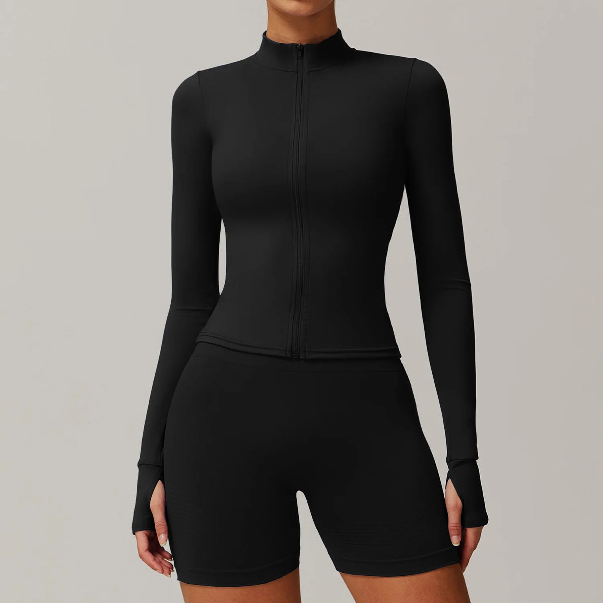 NCLAGEN Gym Sports Top Women Zip Tight Long Sleeve  Naked Feel Fitness Jacket Training Quick Dry Breathable Running Yoga Blouse